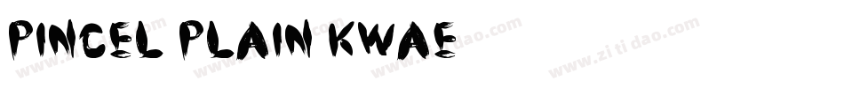 Pincel2Plain-KWae字体转换