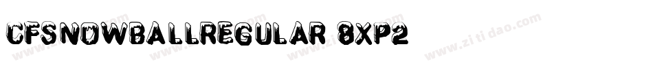 CfSnowballRegular-8xp2字体转换