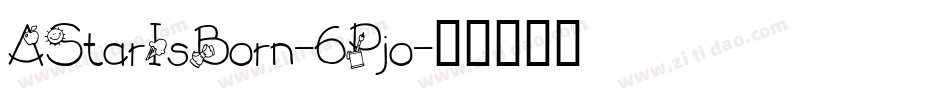 AStarIsBorn-6Pjo字体转换