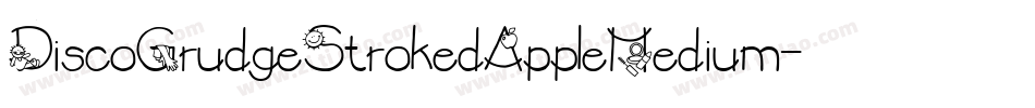 DiscoGrudgeStrokedAppleMedium-a84a字体转换