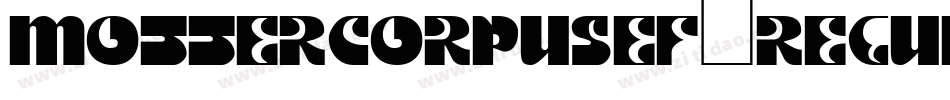 MotterCorpusEF-RegularCond字体转换
