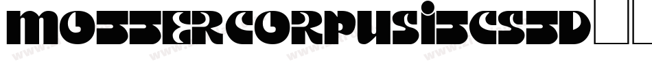 MotterCorpusITCStd字体转换
