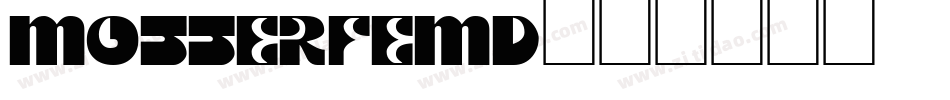 MotterFemD字体转换