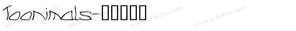 Toonimals字体转换