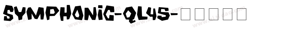 Symphonic-qL45字体转换
