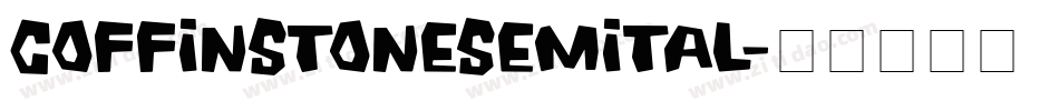 coffinstonesemital字体转换