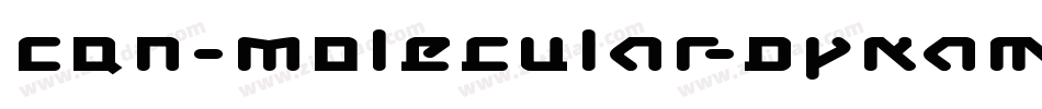 CQN-Molecular-DynamoBold-Regular字体转换
