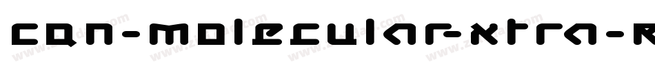 CQN-Molecular-Xtra-Regular字体转换