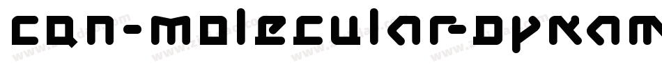 CQN-Molecular-DynamoBold-Regular字体转换