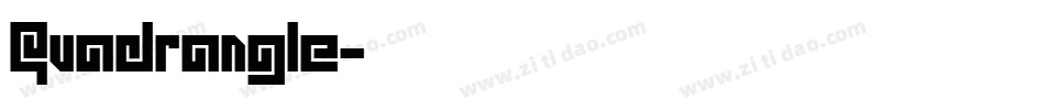 Quadrangle字体转换