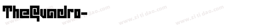 TheQuadro字体转换