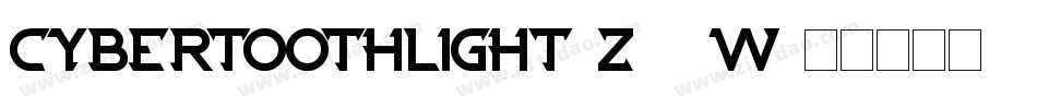 CybertoothLight-z42w字体转换