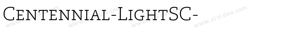 Centennial-LightSC字体转换