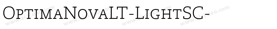 OptimaNovaLT-LightSC字体转换