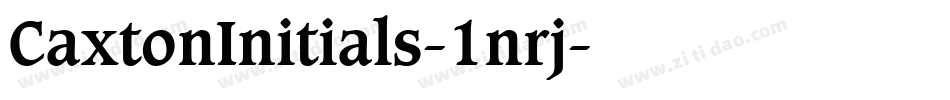 CaxtonInitials-1nrj字体转换