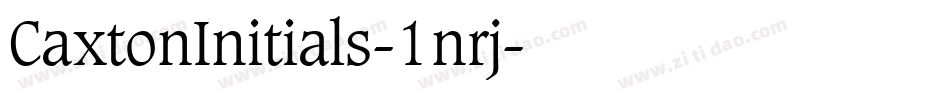 CaxtonInitials-1nrj字体转换