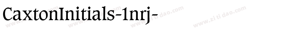 CaxtonInitials-1nrj字体转换
