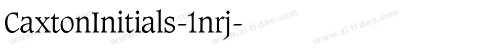 CaxtonInitials-1nrj字体转换