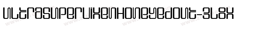 UltraSupervixenHoneyedOut-3l8X字体转换