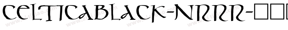 CelticaBlack-nRrR字体转换