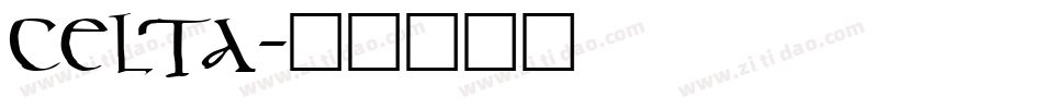 celta字体转换