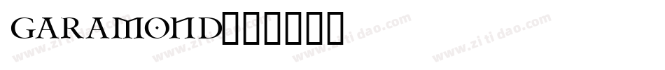 Garamond字体转换