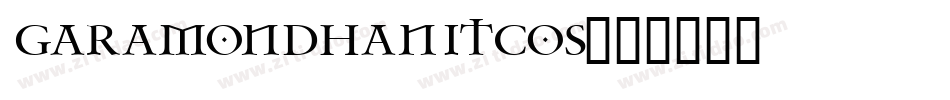 GaramondHanITCOS字体转换