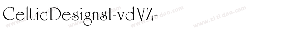 CelticDesignsI-vdVZ字体转换