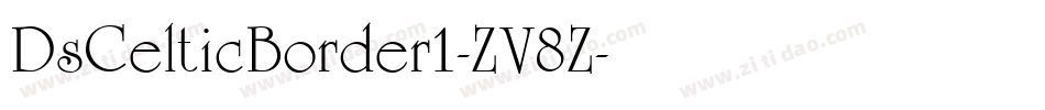 DsCelticBorder1-ZV8Z字体转换