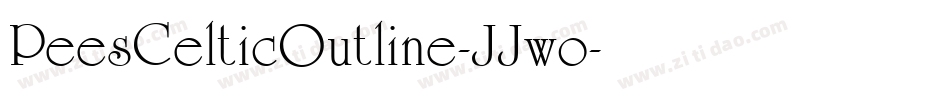 PeesCelticOutline-JJwo字体转换