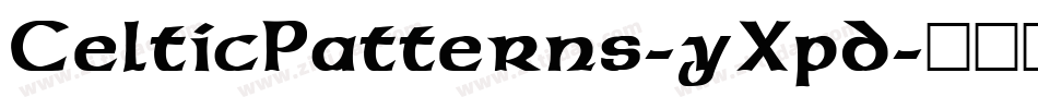 CelticPatterns-yXpd字体转换