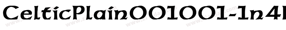 CelticPlain001001-1n4B字体转换