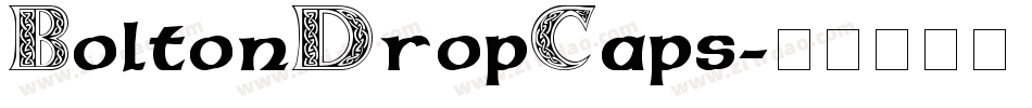 BoltonDropCaps字体转换
