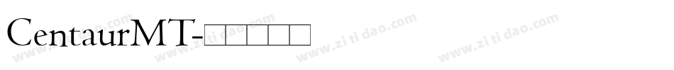 CentaurMT字体转换