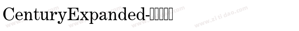 CenturyExpanded字体转换