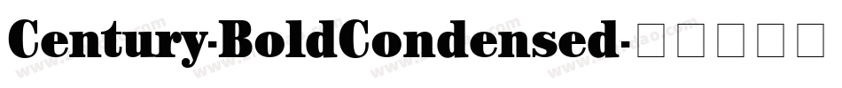 Century-BoldCondensed字体转换