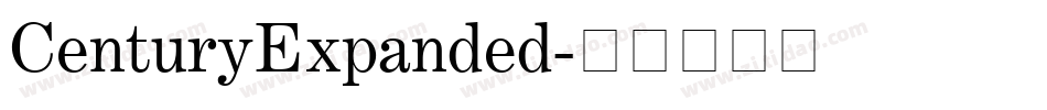 CenturyExpanded字体转换