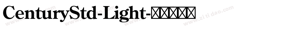 CenturyStd-Light字体转换