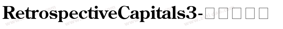RetrospectiveCapitals3字体转换