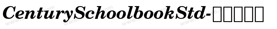 CenturySchoolbookStd字体转换