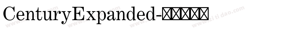 CenturyExpanded字体转换