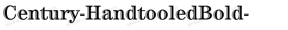 Century-HandtooledBold字体转换