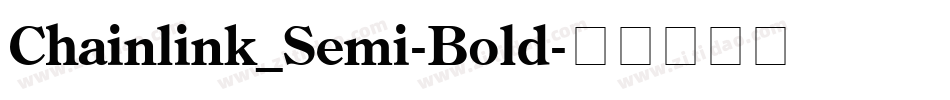 Chainlink_Semi-Bold字体转换