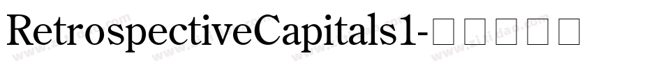 RetrospectiveCapitals1字体转换