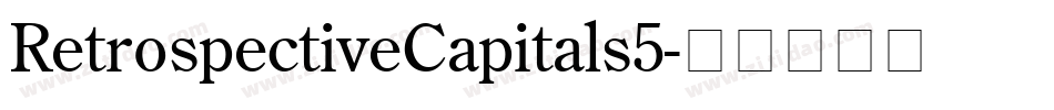 RetrospectiveCapitals5字体转换