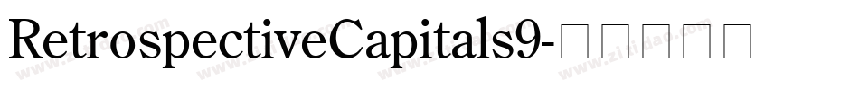 RetrospectiveCapitals9字体转换