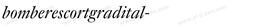 bomberescortgradital字体转换