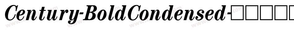 Century-BoldCondensed字体转换