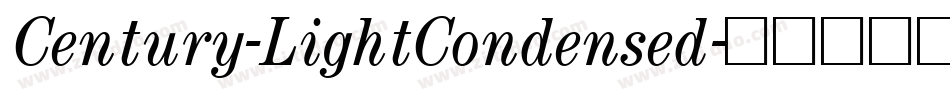 Century-LightCondensed字体转换
