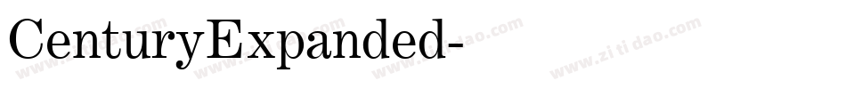 CenturyExpanded字体转换